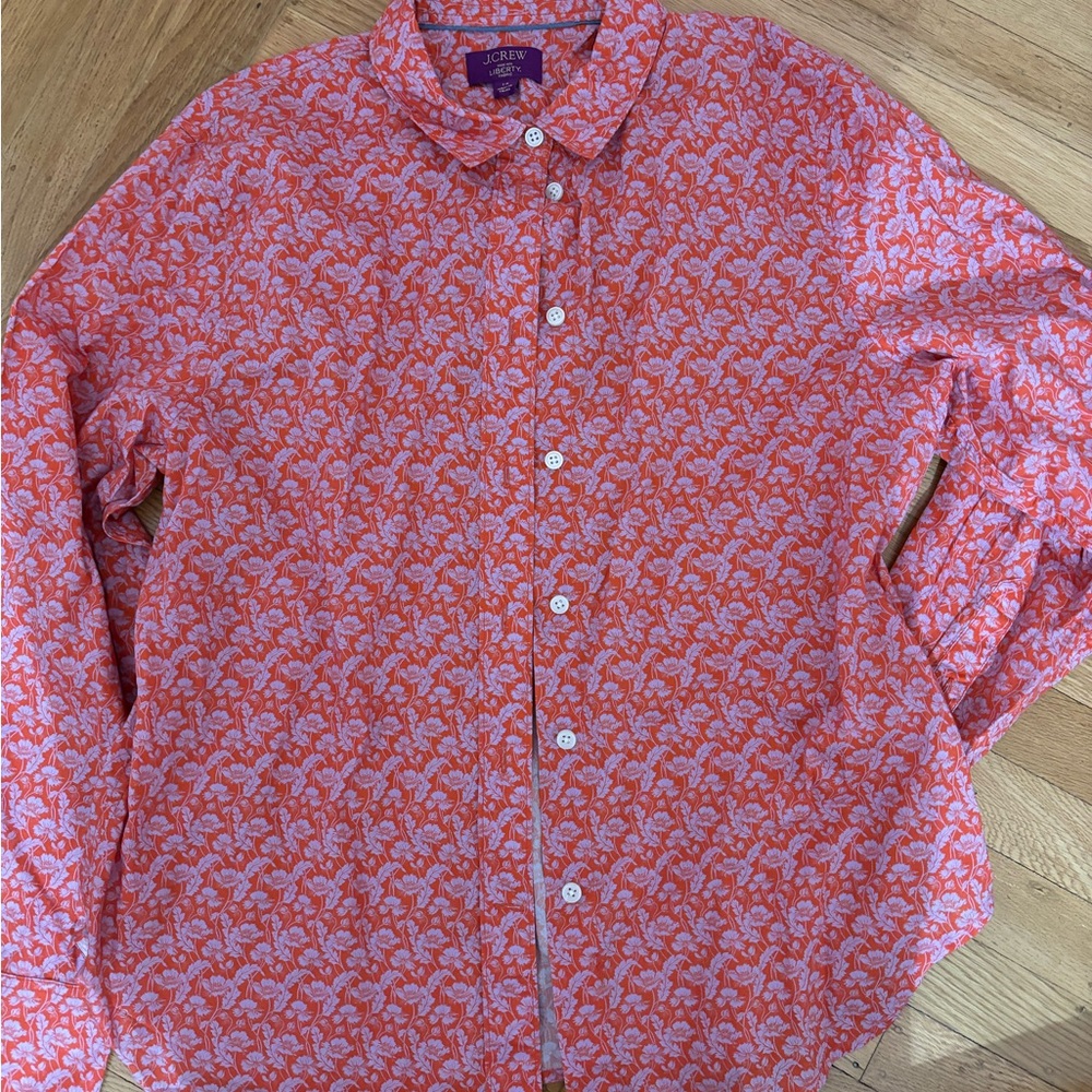 Liberty of London for J.Crew button down shirt